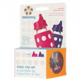 Capac din care se poate sorbi Set 2 produse: mov, roz zmeura