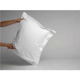 Set lenjerie din bumbac organic satinat alb adulti