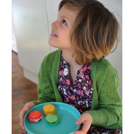 Set 4 Farfurii ecologice din bambus pentru copii, Bambino 1, Biobu by Ekobo