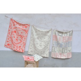 Patura pentru copii din bumbac organic certificat GOTS, David Fussenegger, 75*100 Numbers