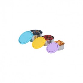 Set 3 Caserole din otel inoxidabil, Fara BPA, U-Konserve 