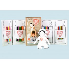 Papusa organica Sweet Heroes BABU + Markeri ecologici 