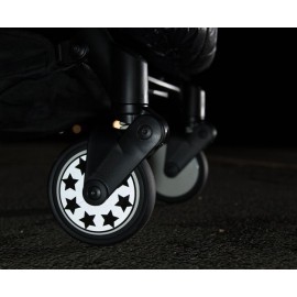 Discuri reflectorizante pentru roţile caruciorelor